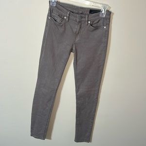 ALL SAINTS Mast Washed Grey Skinny Jeans Denim Size 28